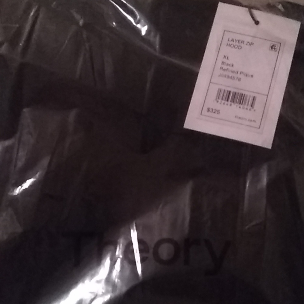 THEORY layer zip hoodie